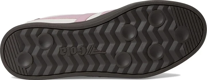 Gola Cyclone Leather Women's Walking Shoes White/Candy/Black/Dark Gum : 9.5 B - Medium - Image 3
