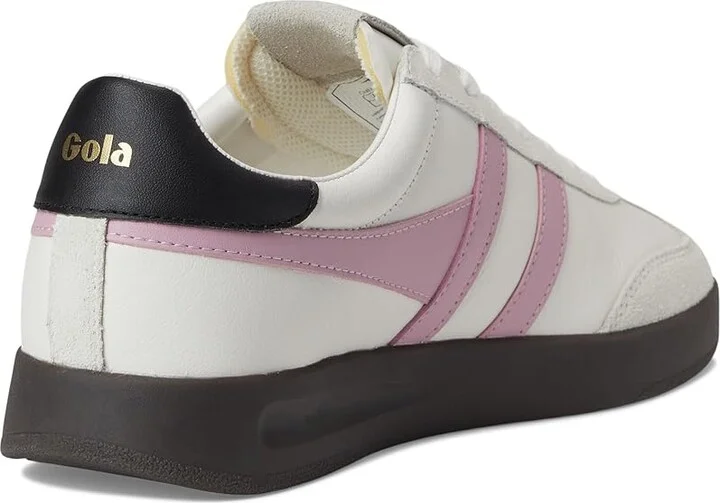 Gola Cyclone Leather Women's Walking Shoes White/Candy/Black/Dark Gum : 9.5 B - Medium - Image 4
