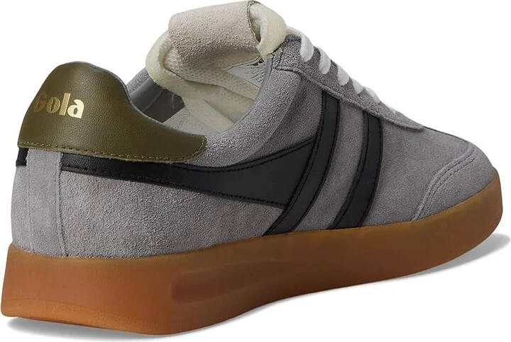 Gola Cyclone Men's Snow Shoes Cement/Black/Khaki/Gum : 9.5 D - Medium, Leather - Image 4