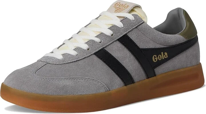 Gola Cyclone Men's Snow Shoes Cement/Black/Khaki/Gum : 9.5 D - Medium, Leather - Image 5