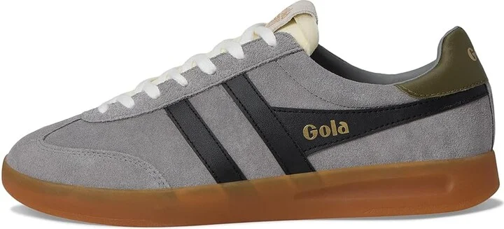 Gola Cyclone Men's Snow Shoes Cement/Black/Khaki/Gum : 9.5 D - Medium, Leather - Image 6