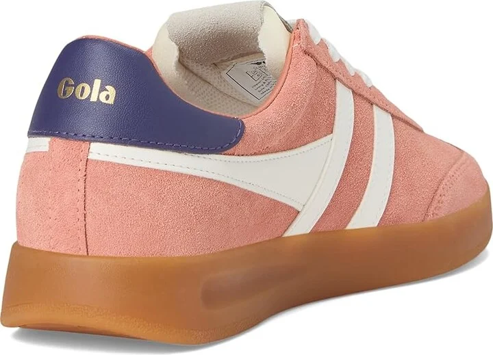 Gola Cyclone Women's Walking Shoes Black/Off White/Plum : 5 B - Medium, Leather - Image 10