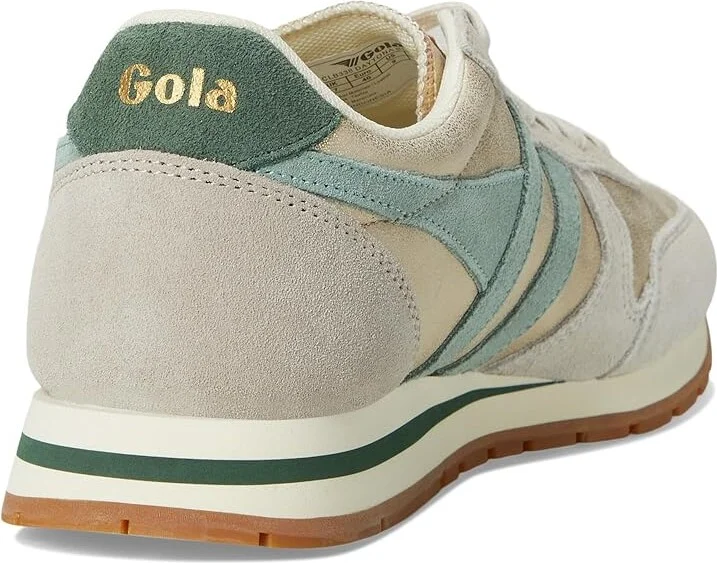 Gola Daytona Blaze Women's Shoes Gold/Green Mist/Evergreen : 6.5 B - Medium, Leather/Synthetic - Image 4