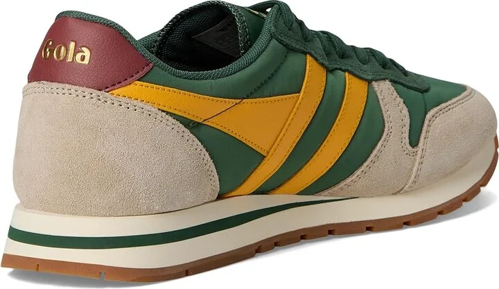 Gola Daytona Chute Men's Shoes Evergreen/Bone/Sun : 8 D - Medium, Leather - Image 4