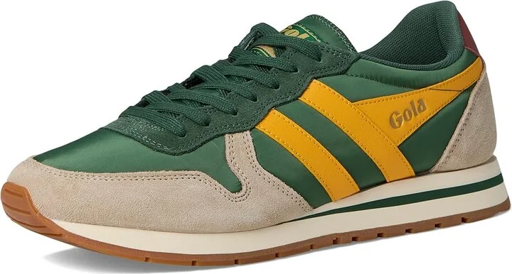 Gola Daytona Chute Men's Shoes Evergreen/Bone/Sun : 8 D - Medium, Leather - Image 5