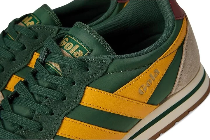 Gola Daytona Chute Men's Shoes Evergreen/Bone/Sun : 8 D - Medium, Leather - Image 7