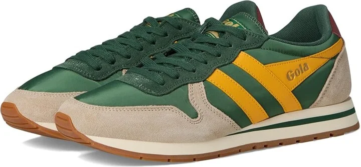 Gola Daytona Chute Men's Shoes Evergreen/Bone/Sun : 8 D - Medium, Leather