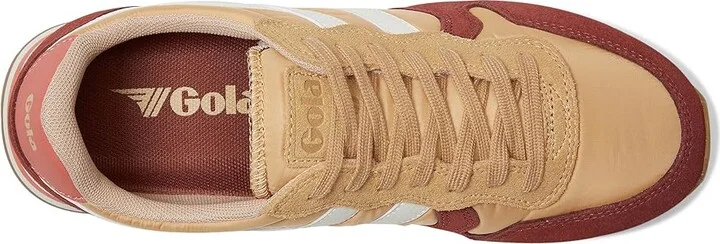 Gola Daytona Chute Women's Shoes Salmon/Red Ochre/Off White : 7.5 B - Medium, Leather - Image 2
