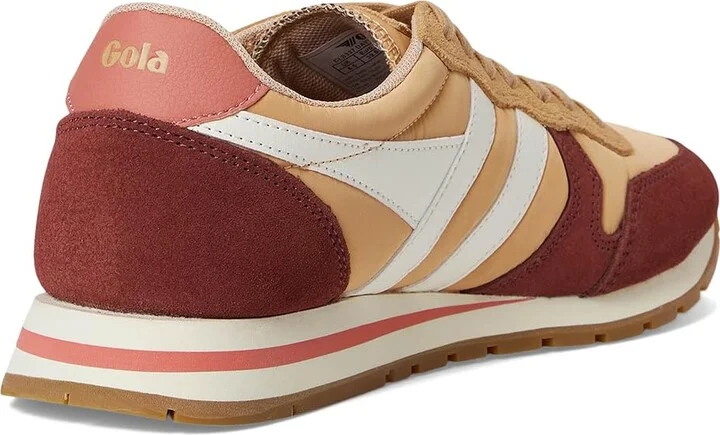 Gola Daytona Chute Women's Shoes Salmon/Red Ochre/Off White : 7.5 B - Medium, Leather - Image 4