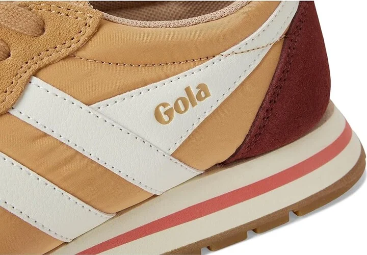 Gola Daytona Chute Women's Shoes Salmon/Red Ochre/Off White : 7.5 B - Medium, Leather - Image 7
