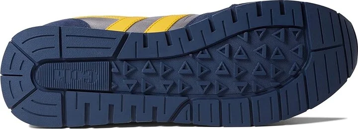Gola Daytona Men's Shoes Ash/Navy/Sun : 8 D - Medium, Textile/Suede/Leather - Image 3