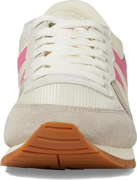 Gola Daytona Women's Shoes Off-White/Feather Grey/Fluro Pink : 7 B - Medium, Textile/Suede/Leather - Image 5