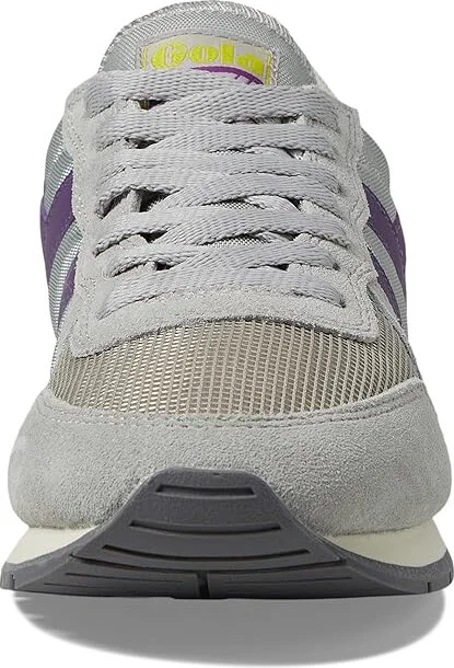 Gola Daytona Women's Shoes Off-White/Feather Grey/Fluro Pink : 7 B - Medium, Textile/Suede/Leather - Image 10