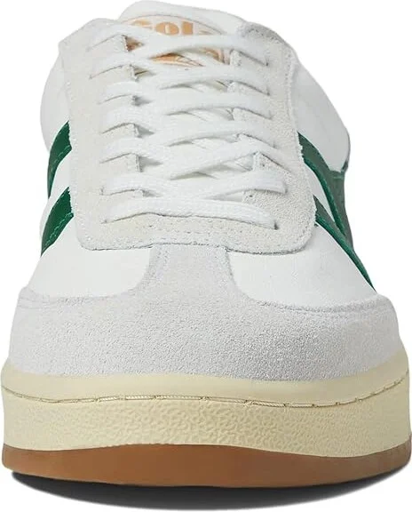 Gola Dropshot Men's Shoes White/Dark Green : 8 D - Medium, Leather/Synthetic - Image 5