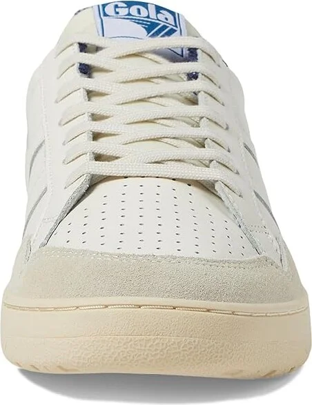 Gola Eagle Men's Lace up casual Shoes Off-White/Evergreen : 9 D - Medium, Leather - Image 11