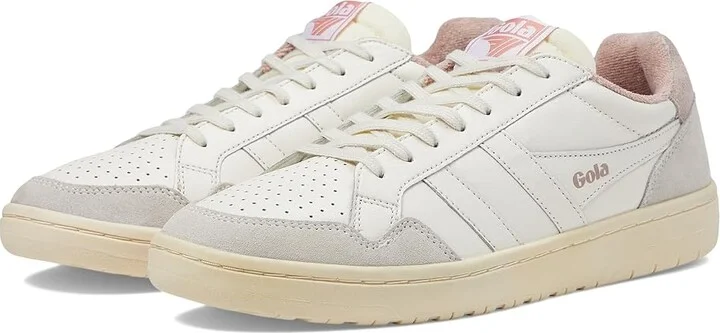 Gola Eagle Women's Shoes Off-White/Peony : 9.5 B - Medium, Leather