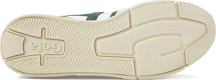 Gola Eclipse Pure Women's Shoes White/Evergreen/Royal Purple : 8 B - Medium, Leather/Synthetic - Image 3
