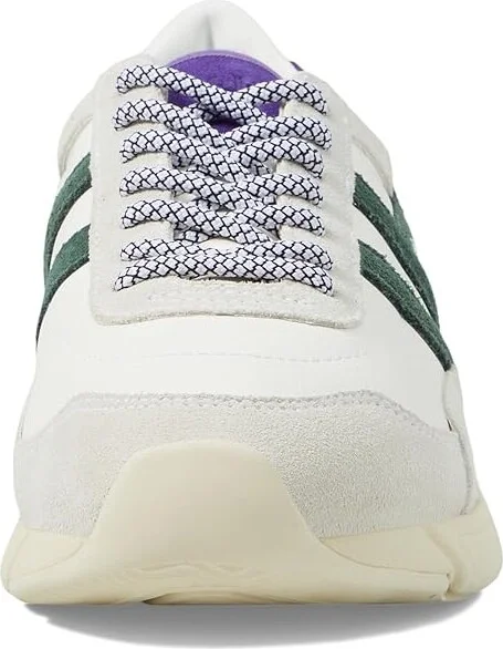 Gola Eclipse Pure Women's Shoes White/Evergreen/Royal Purple : 8 B - Medium, Leather/Synthetic - Image 5