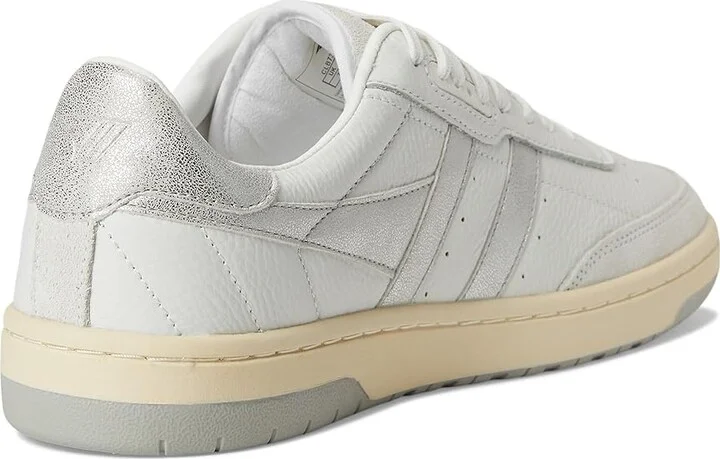 Gola Falcon Mirror Women's Walking Shoes White/Silver : 8 B - Medium, Leather - Image 4
