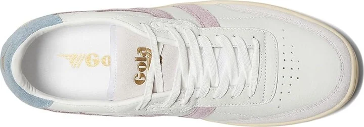 Gola Falcon Women's Shoes White/Lily/Iceberg : 11 B - Medium, Leather - Image 2