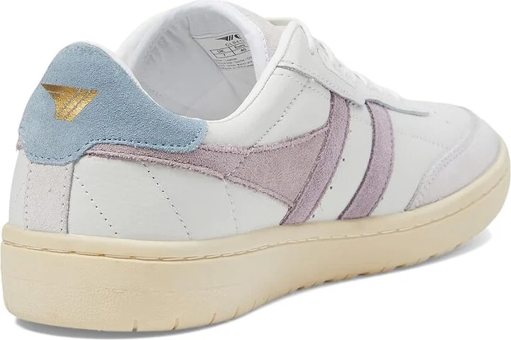 Gola Falcon Women's Shoes White/Lily/Iceberg : 11 B - Medium, Leather - Image 4