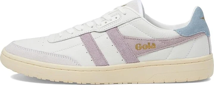 Gola Falcon Women's Shoes White/Lily/Iceberg : 11 B - Medium, Leather - Image 6