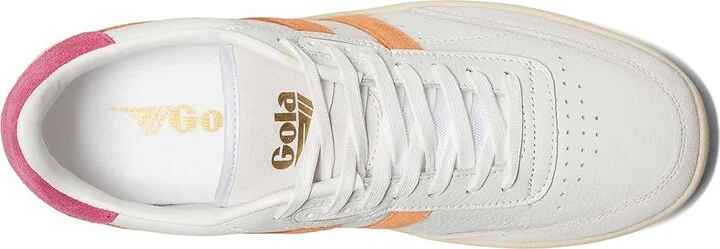 Gola Falcon Women's Shoes White/Lily/Iceberg : 11 B - Medium, Leather - Image 7
