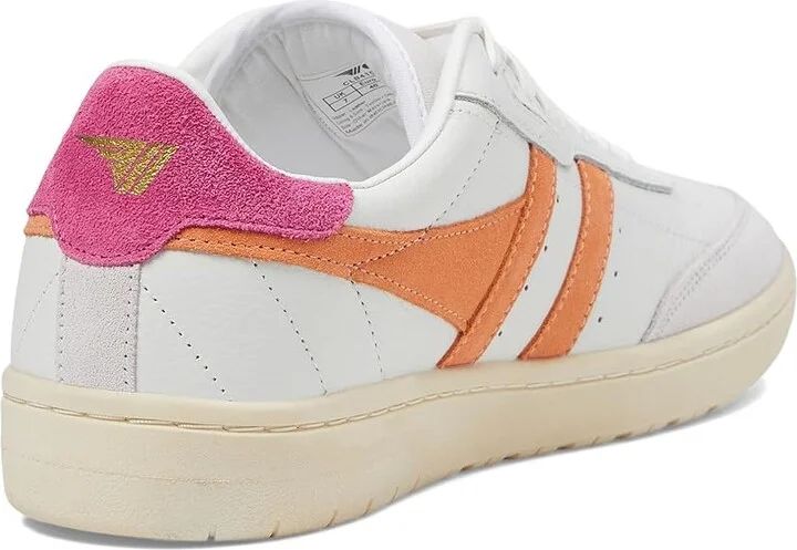 Gola Falcon Women's Shoes White/Lily/Iceberg : 11 B - Medium, Leather - Image 9