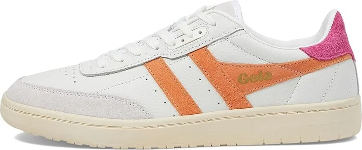 Gola Falcon Women's Shoes White/Lily/Iceberg : 11 B - Medium, Leather - Image 11
