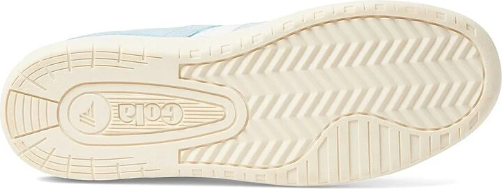 Gola Falcon Women's Shoes White/Powder Blue/Lily : 5 B - Medium, Leather - Image 3