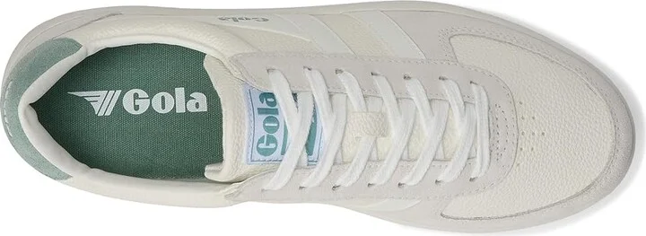 Gola Grandslam '88 Women's Shoes White/White/Green Mist : 8.5 B - Medium, Leather - Image 2
