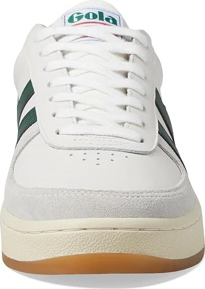 Gola Grandslam Classic Men's Classic Shoes Off-White/Black/Rust : 10 D - Medium, Leather - Image 10