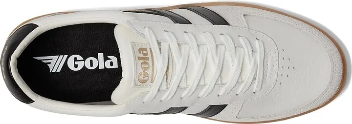 Gola Grandslam Elite Men's Shoes White/Black/Gum : 12 D - Medium, Leather - Image 2