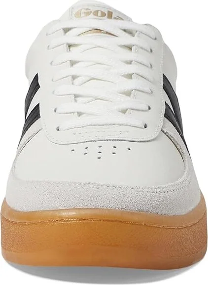 Gola Grandslam Elite Men's Shoes White/Black/Gum : 12 D - Medium, Leather - Image 5