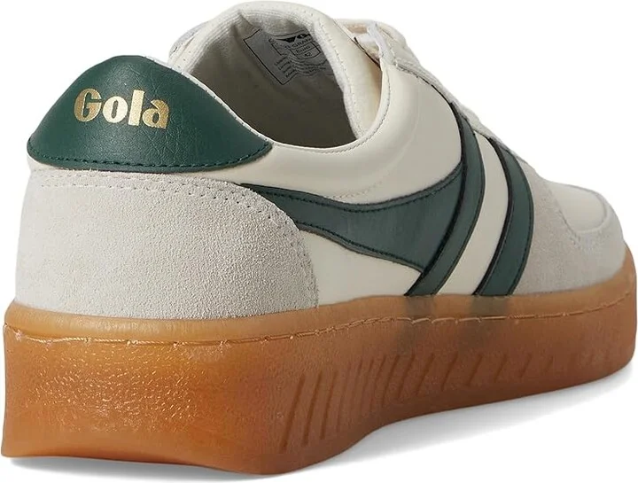 Gola Grandslam Elite Men's Shoes White/Black/Gum : 12 D - Medium, Leather - Image 9