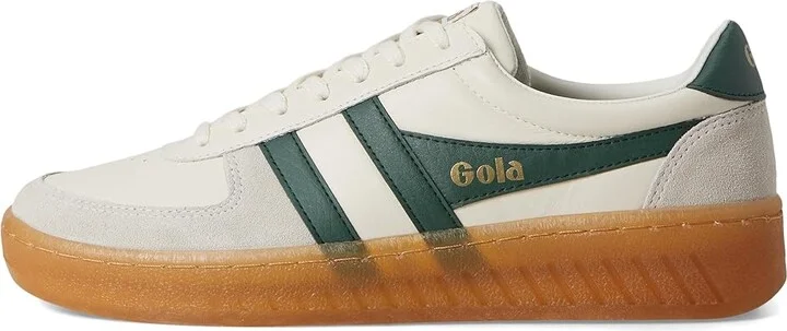 Gola Grandslam Elite Men's Shoes White/Black/Gum : 12 D - Medium, Leather - Image 11