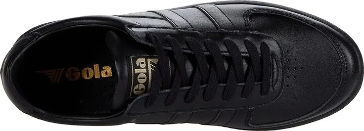 Gola Grandslam Leather Women's Shoes Black/Black : 5 B - Medium - Image 2