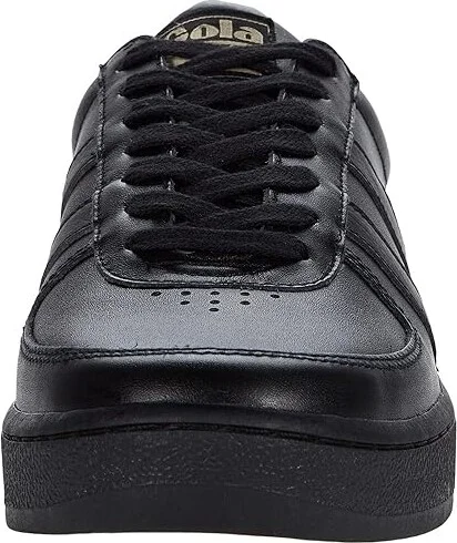 Gola Grandslam Leather Women's Shoes Black/Black : 5 B - Medium - Image 5