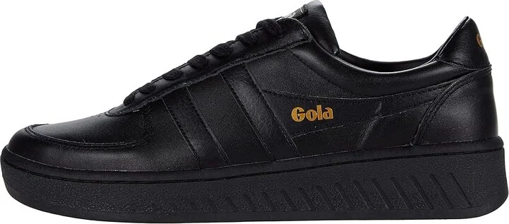 Gola Grandslam Leather Women's Shoes Black/Black : 5 B - Medium - Image 6