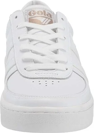 Gola Grandslam Leather Women's Shoes White/White/White : 7.5 B - Medium - Image 6