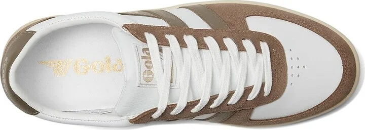 Gola Grandslam Quadrant Men's Shoes White/Otter/Rhino : 9 D - Medium, Leather - Image 2