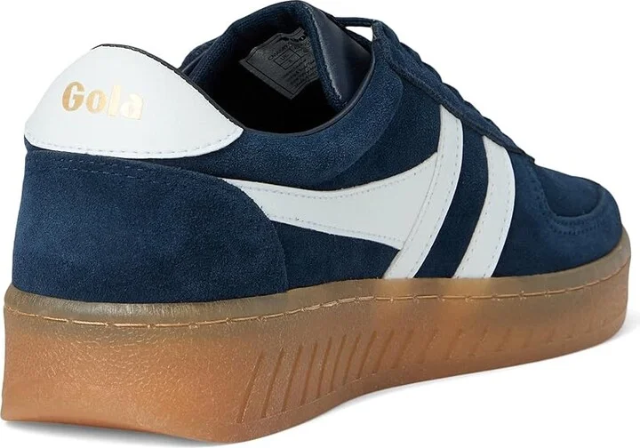 Gola Grandslam Suede Men's Shoes Navy/White/Gum : 13 D - Medium - Image 4