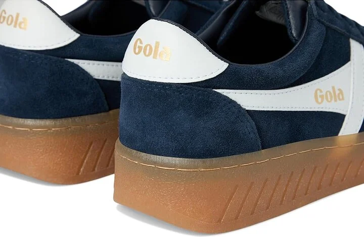 Gola Grandslam Suede Men's Shoes Navy/White/Gum : 13 D - Medium - Image 7
