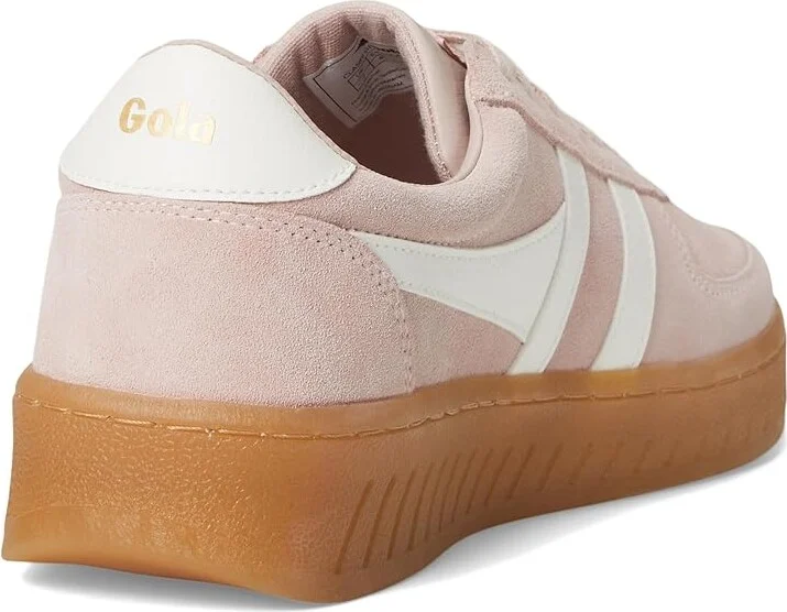 Gola Grandslam Suede Women's Shoes Rose/Off White/Gum : 7 B - Medium, Leather - Image 4