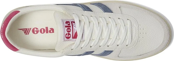 Gola Grandslam Trident Women's Shoes White/Hot Coral/Marine Blue : 9.5 B - Medium, Textile/Synthetic - Image 7