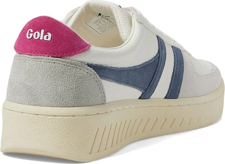 Gola Grandslam Trident Women's Shoes White/Hot Coral/Marine Blue : 9.5 B - Medium, Textile/Synthetic - Image 9