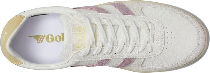 Gola Grandslam Trident Women's Shoes White/Lily/Lemon : 5 B - Medium, Textile/Synthetic - Image 2