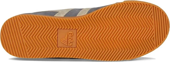 Gola Harrier Mirror Women's Shoes Ash/Gold/Gum : 9 B - Medium, Suede - Image 3