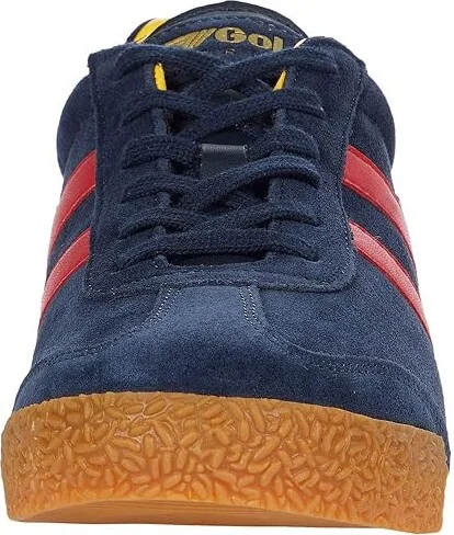 Gola Harrier Women's Shoes Navy/Red/Sun : 11 B - Medium, Suede - Image 5