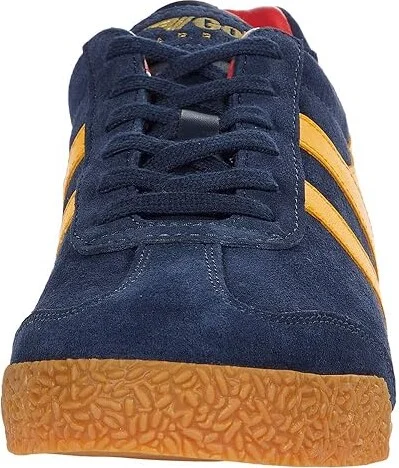 Gola Harrier Women's Shoes Navy/Red/Sun : 11 B - Medium, Suede - Image 10